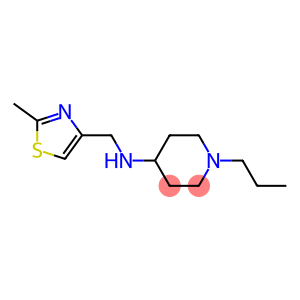 N-[(2-methyl-1,3-thiazol-4-yl)methyl]-1-propylpiperidin-4-amine