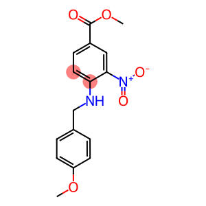 Methyl 4-[(4-methoxybenzyl)amino]-3-nitrobenzoate 95+%