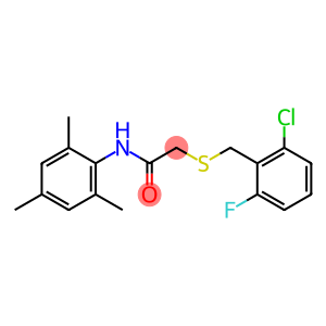 N1-mesityl-2-[(2-chloro-6-fluorobenzyl)thio]acetamide