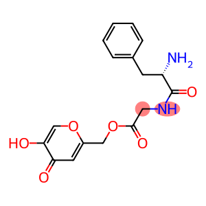 N-(L-Phenylalanyl)glycine [(4-oxo-5-hydroxy-4H-pyran-2-yl)methyl] ester