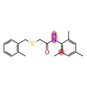 N-mesityl-2-[(2-methylbenzyl)sulfanyl]acetamide