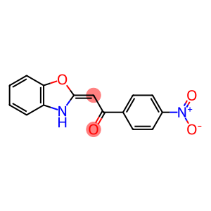 1-(4-Nitrophenyl)-2-[(2E)-(2,3-dihydrobenzoxazol)-2-ylidene]ethan-1-one