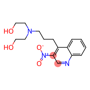 3-Nitro-4-[3-[bis(2-hydroxyethyl)amino]propyl]quinoline