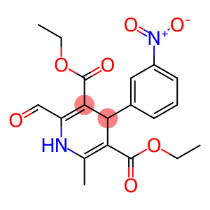 4-(3-Nitrophenyl)-2-formyl-6-methyl-1,4-dihydropyridine-3,5-dicarboxylic acid diethyl ester