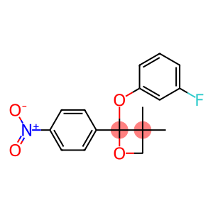 2-(4-Nitrophenyl)-2-(3-fluorophenoxy)-3,3-dimethyloxetane