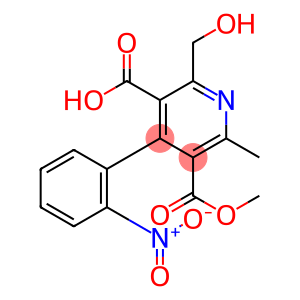 4-(2-Nitrophenyl)-2-methyl-6-hydroxymethyl-3,5-pyridinedicarboxylic acid 3-methyl ester