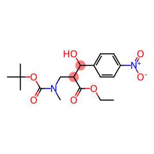 3-(4-Nitrophenyl)-3-hydroxy-2-[[(tert-butoxycarbonyl)(methyl)amino]methyl]propanoic acid ethyl ester