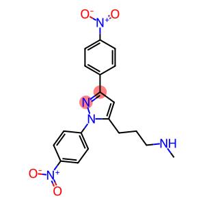 1-(4-Nitrophenyl)-3-(4-nitrophenyl)-5-[3-(methylamino)propyl]-1H-pyrazole