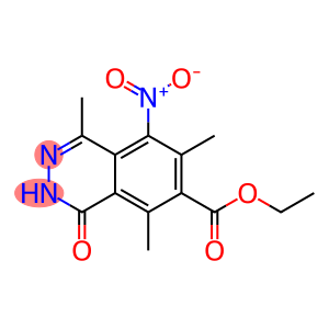 5-Nitro-1,2-dihydro-1-oxo-4,6,8-trimethylphthalazine-7-carboxylic acid ethyl ester