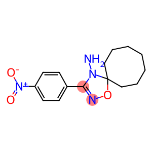 3-(4-Nitrophenyl)-5,5-heptamethylene-1,2,4-oxadiazol-4(5H)-amine