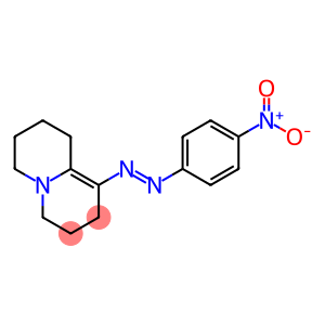 1-(4-Nitrophenylazo)-2,3,6,7,8,9-hexahydro-4H-quinolizine