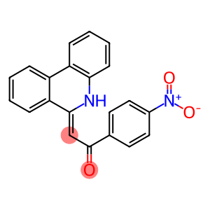 1-(4-Nitrophenyl)-2-[(6Z)-(5,6-dihydrophenanthridin)-6-ylidene]ethan-1-one