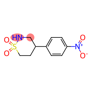 4-(4-Nitrophenyl)tetrahydro-2H-1,2-thiazine 1,1-dioxide