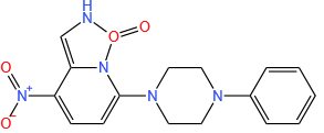 4-Nitro-7-(4-phenyl-1-piperazinyl)benzofurazane 1-oxide