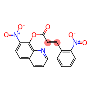 3-(2-Nitrophenyl)propenoic acid 7-nitro-8-quinolyl ester