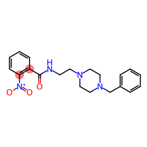 2-Nitro-N-[2-(4-benzyl-1-piperazinyl)ethyl]benzamide