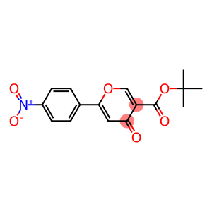 6-(4-Nitrophenyl)-4-oxo-4H-pyran-3-carboxylic acid tert-butyl ester