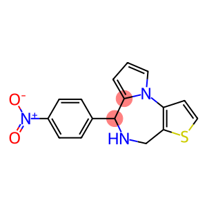 6-(4-Nitrophenyl)-5,6-dihydro-4H-pyrrolo[1,2-a]thieno[2,3-f][1,4]diazepine