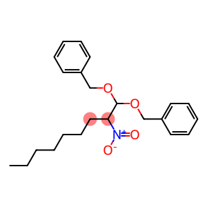 2-Nitrononanal dibenzyl acetal