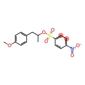 4-Nitrobenzenesulfonic acid 1-methyl-2-(4-methoxyphenyl)ethyl ester