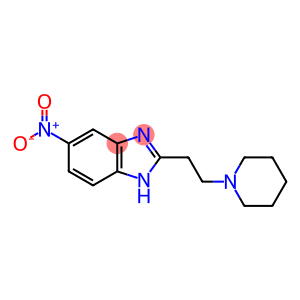 5-Nitro-2-(2-piperidinoethyl)-1H-benzimidazole