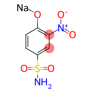 3-Nitro-4-sodiooxybenzenesulfonamide