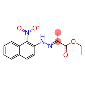 2-[[(1-Nitro-2-naphtyl)amino]imino]propanoic acid ethyl ester