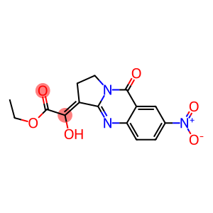 2-[(7-Nitro-1,2,3,9-tetrahydro-9-oxopyrrolo[2,1-b]quinazolin)-3-ylidene]-2-hydroxyacetic acid ethyl ester