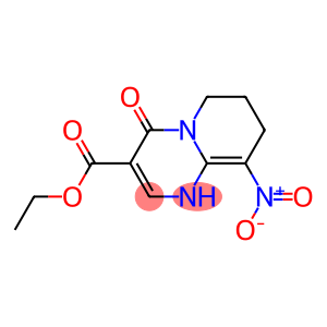 9-Nitro-4-oxo-1,6,7,8-tetrahydro-4H-pyrido[1,2-a]pyrimidine-3-carboxylic acid ethyl ester