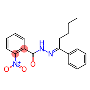 2-nitro-N'-[(E)-1-phenylpentylidene]benzohydrazide