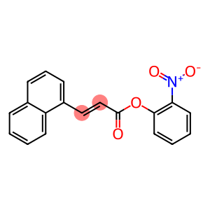 2-nitrophenyl (E)-3-(1-naphthyl)-2-propenoate