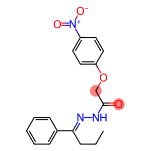 2-(4-nitrophenoxy)-N'-[(E)-1-phenylbutylidene]acetohydrazide