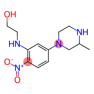 2-[2-nitro-5-(3-methyl-1-piperazinyl)anilino]ethanol