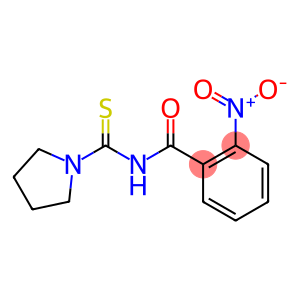 2-nitro-N-(1-pyrrolidinylcarbothioyl)benzamide