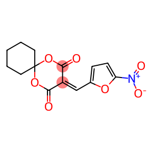 3-({5-nitro-2-furyl}methylene)-1,5-dioxaspiro[5.5]undecane-2,4-dione