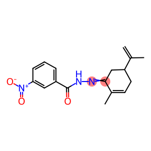 3-nitro-N'-(5-isopropenyl-2-methyl-2-cyclohexen-1-ylidene)benzohydrazide