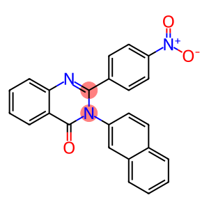 2-{4-nitrophenyl}-3-(2-naphthyl)-4(3H)-quinazolinone