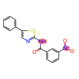 3-nitro-N-(5-phenyl-1,3-thiazol-2-yl)benzamide