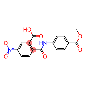 5-nitro-2-{[4-(methoxycarbonyl)anilino]carbonyl}benzoic acid