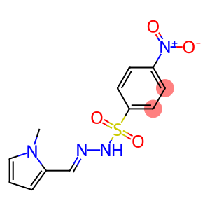 4-nitro-N'-[(1-methyl-1H-pyrrol-2-yl)methylene]benzenesulfonohydrazide