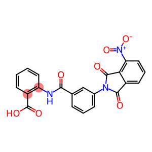 2-[(3-{4-nitro-1,3-dioxo-1,3-dihydro-2H-isoindol-2-yl}benzoyl)amino]benzoic acid