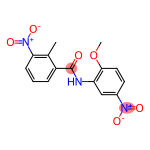 3-nitro-N-[5-nitro-2-(methyloxy)phenyl]-2-methylbenzamide