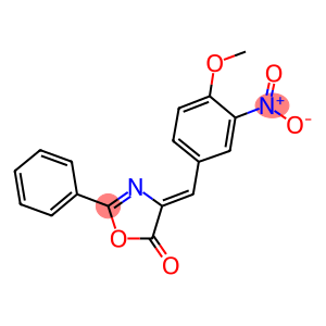 4-{3-nitro-4-methoxybenzylidene}-2-phenyl-1,3-oxazol-5(4H)-one