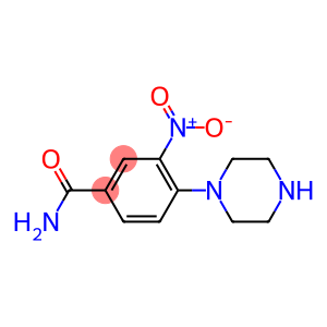 3-Nitro-4-(1-Piperazinyl)Benzamide