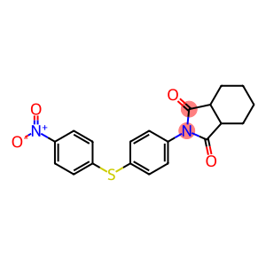 2-[4-({4-nitrophenyl}sulfanyl)phenyl]hexahydro-1H-isoindole-1,3(2H)-dione