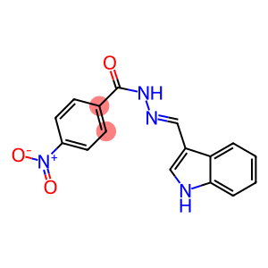 4-nitro-N'-(1H-indol-3-ylmethylene)benzohydrazide