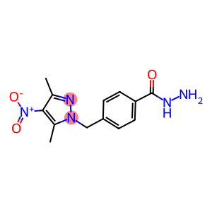 4-({4-nitro-3,5-dimethyl-1H-pyrazol-1-yl}methyl)benzohydrazide