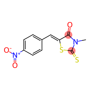 5-{4-nitrobenzylidene}-3-methyl-2-thioxo-1,3-thiazolidin-4-one