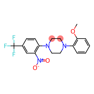 1-[2-nitro-4-(trifluoromethyl)phenyl]-4-(2-methoxyphenyl)piperazine