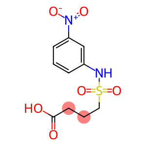 4-[(3-nitrophenyl)sulfamoyl]butanoic acid